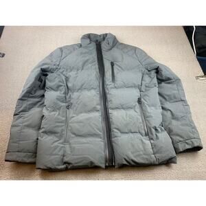 Orobos Mens Medium Gray Puffer Jacket Coat